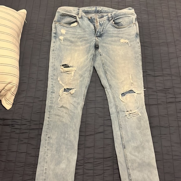 Stylish, skinny/hole jeans, good condition - Picture 5 of 6